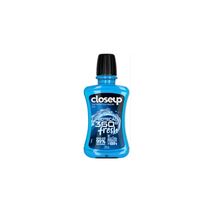 ENXAGUANTE BUCAL CLOSEUP PROTEÇAO FRESH 360 250ML