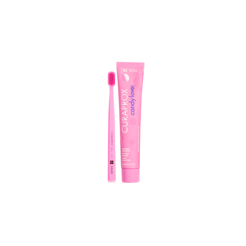 CREME DENTAL CURAPROX BE YOU CANDY LOVER ROSA 60G