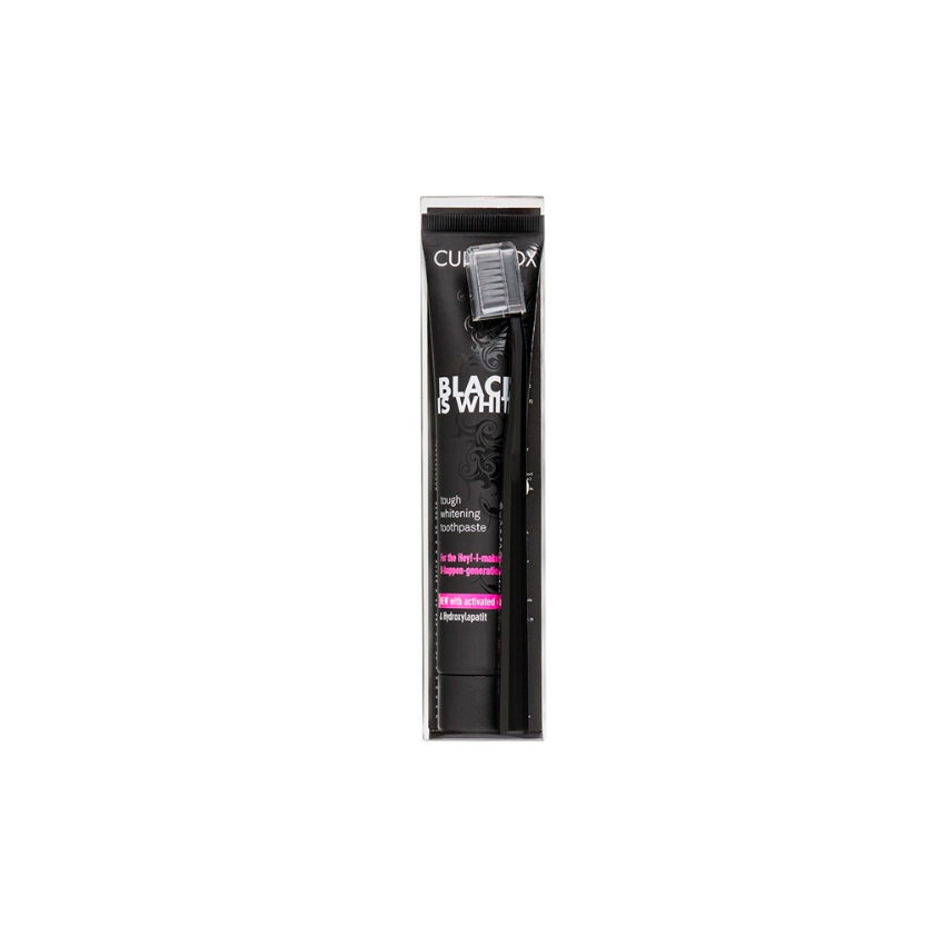 ESCOVA +CREME DENTAL CURAPROX BLACK WHITE 8ML