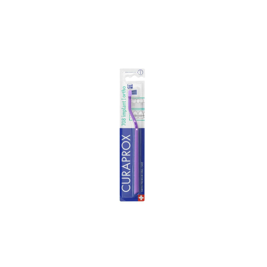 ESCOVA DENTAL CURAPROX ORTODONTICA 708 IMPLANT ORTHO 1UND
