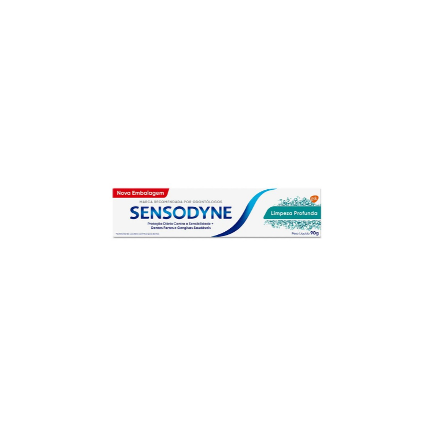 CREME DENTAL SENSODYNE LIMPEZA PROFUNDA 90G