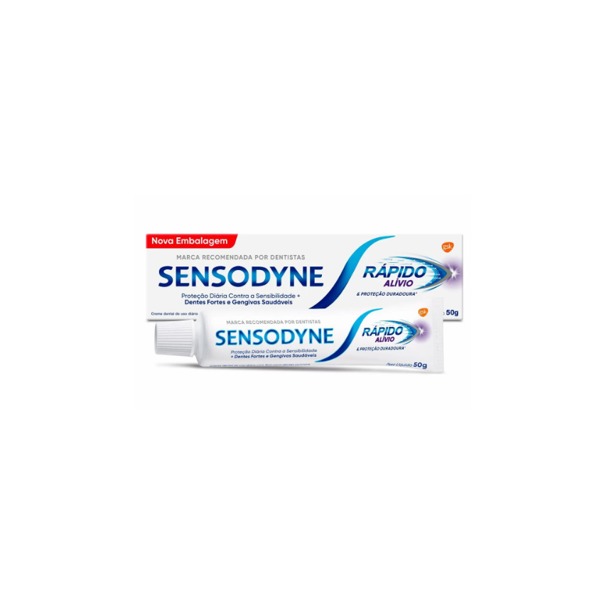 CREME DENTAL SENSODYNE RÁPIDO ALÍVIO 50G