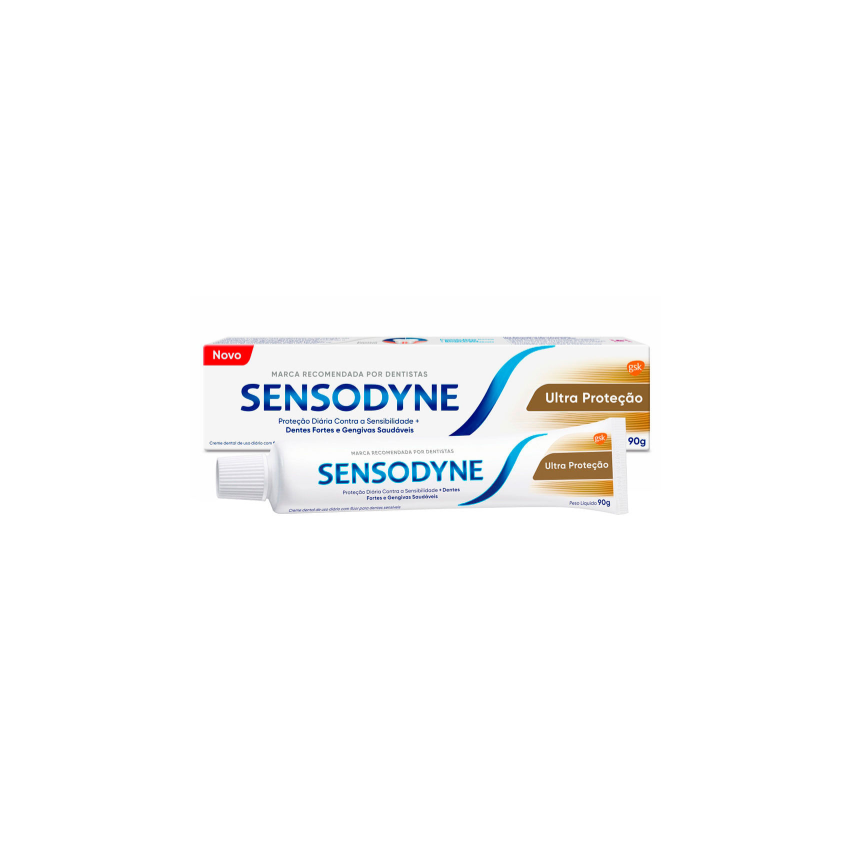 CREME DENTAL SENSODYNE ULTRA PROTEÇÃO 1 UNIDADE COM 90G