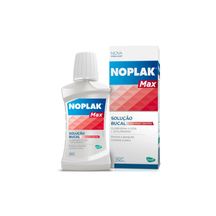 SOLUCAO BUCAL NOPLAK MAX COM FLUOR 250ML 1 UND