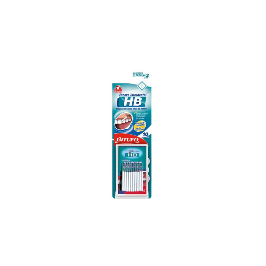 ESCOVA BIFUTO INTERDENTAL HB EXTRA FINA 10UND