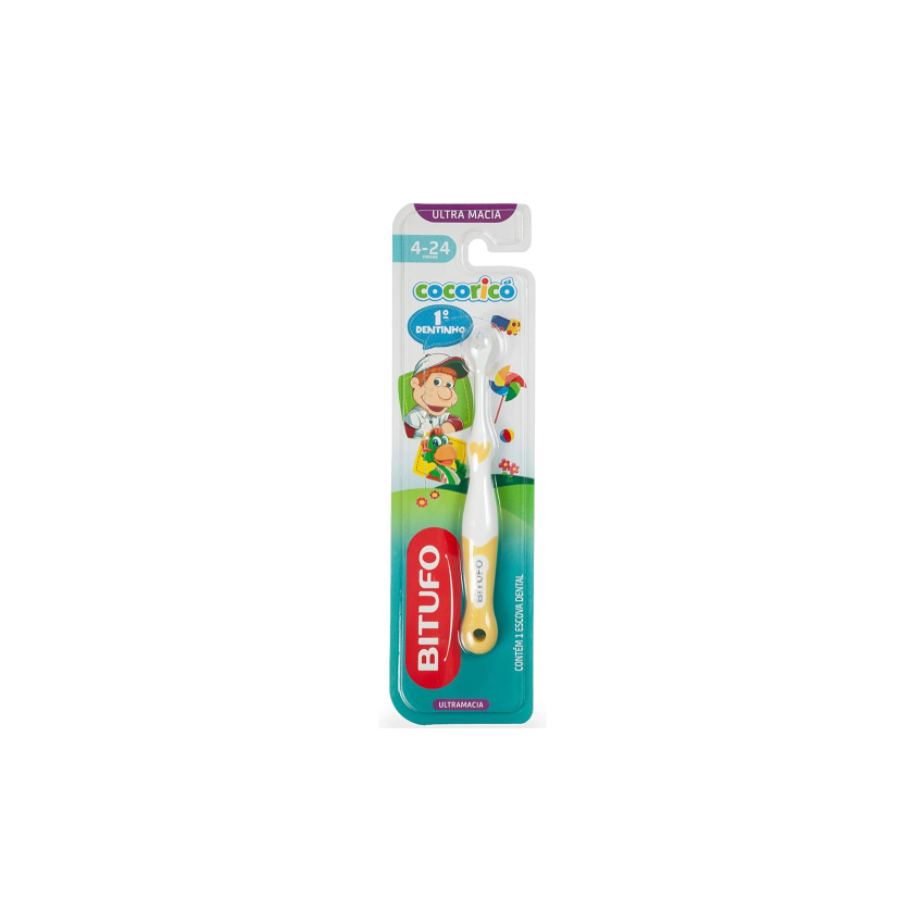 ESCOVA DENTAL BITUFO COCORICO 1° DENTINHO 1UND