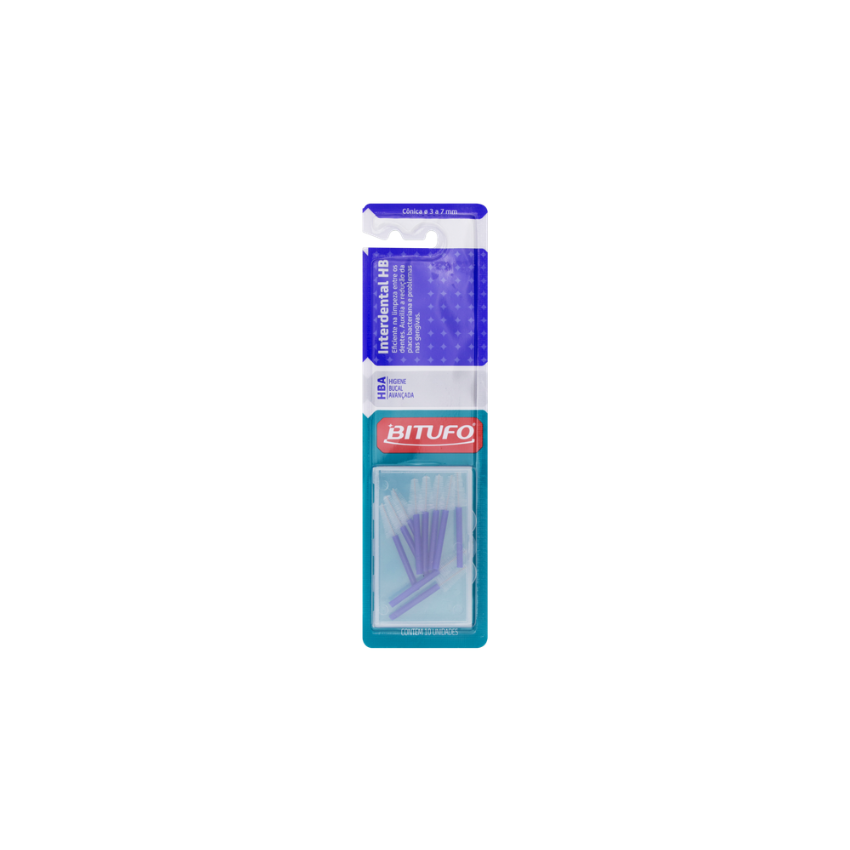 ESCOVA INTERDENTAL BIFUTO INTERTUFO CONICA 10UND