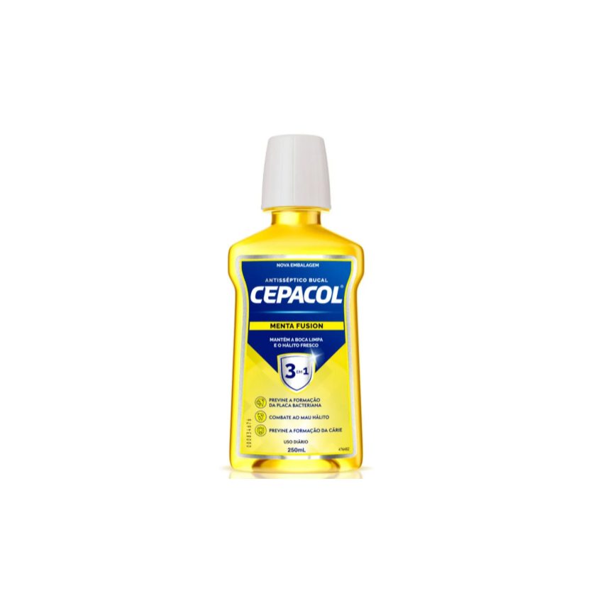 ENXAGUANTE BUCAL CEPACOL MENTA FUSION 250ML