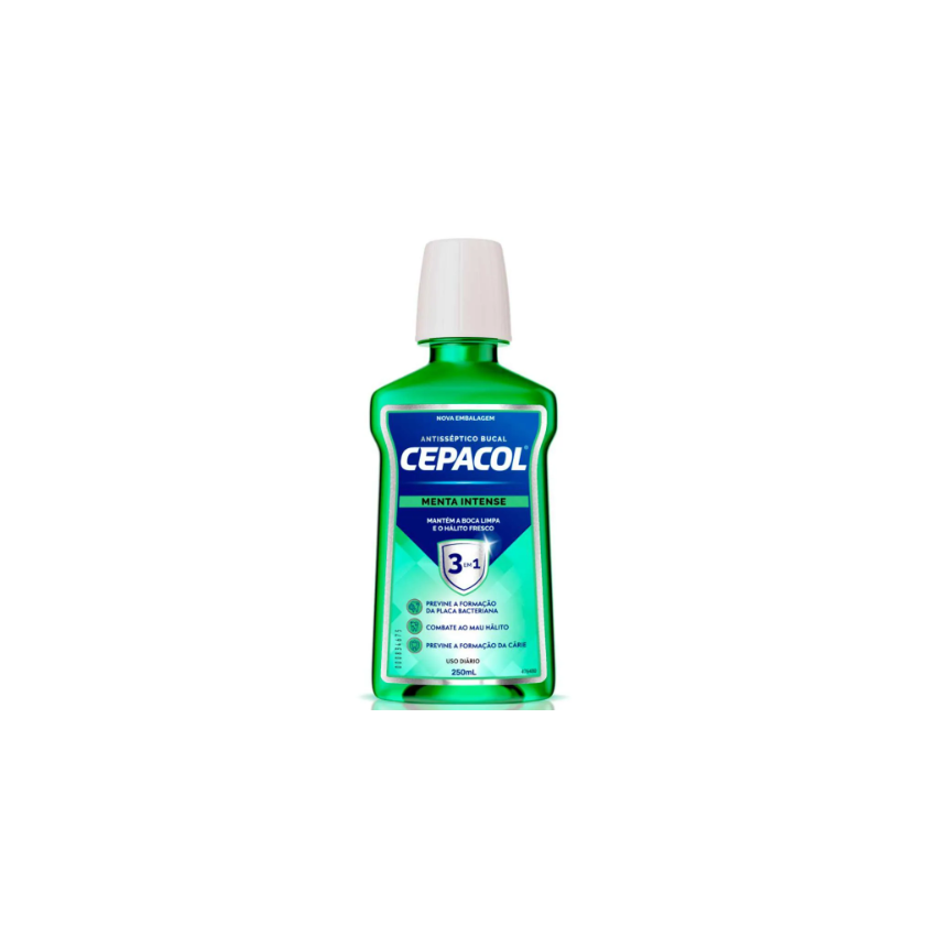 ENXAGUANTE BUCAL CEPACOL MENTA INTENSE 250ML