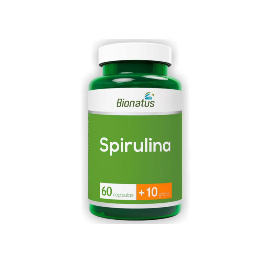 SPIRULINA GREEN COM 70 CAPSULAS BIONATUS