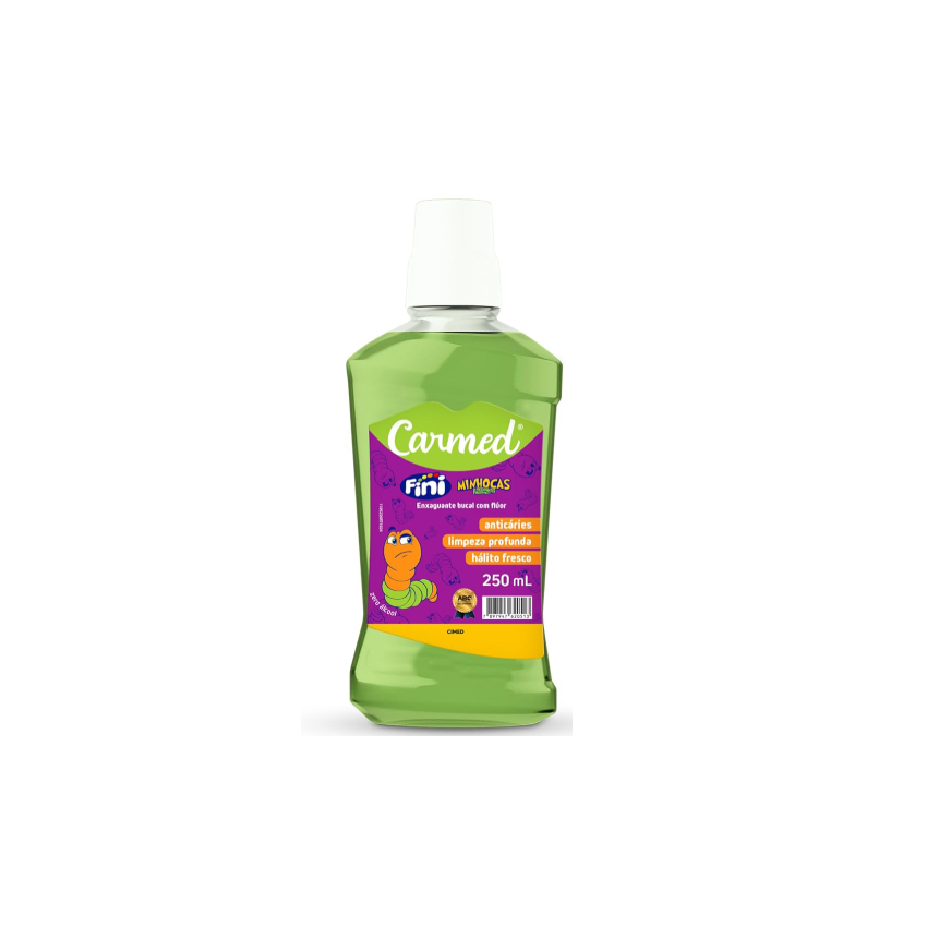 ENXAGUANTE BUCAL CARMED FINI MINHOCAS 250ML