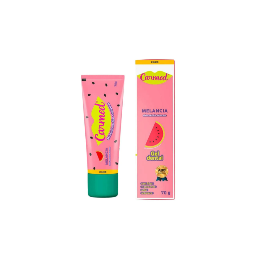 GEL DENTAL CARMED MELANCIA COM FLUOR 70G