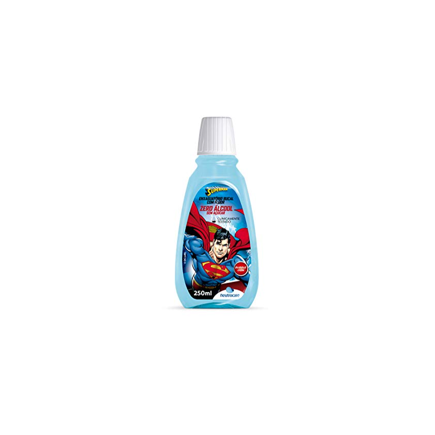 ENXAGUANTE BUCAL KIDS SUPERMAN BUBBLE GUM 250ML