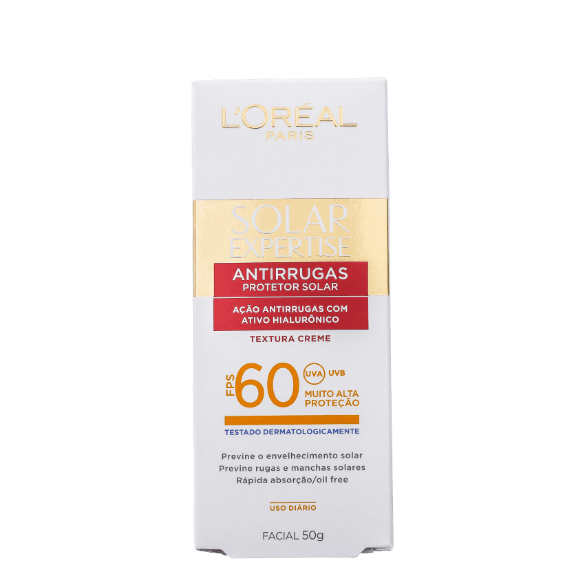 LOREAL SOLAR EXPERTISE ANTIRRUGAS FPS60 COM 50G