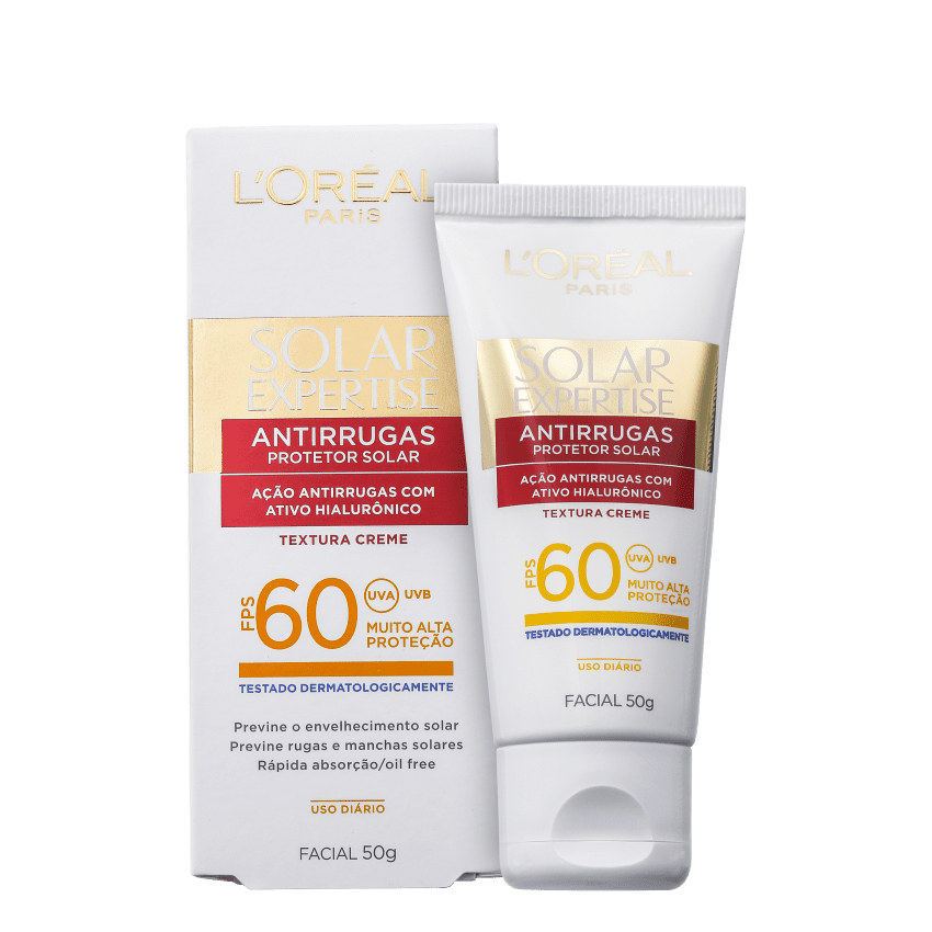 LOREAL SOLAR EXPERTISE ANTIRRUGAS FPS60 COM 50G