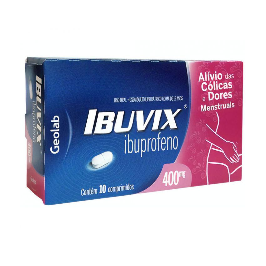 IBUVIX 400MG COM 10 COMPRIMIDOS-GEOLAB-