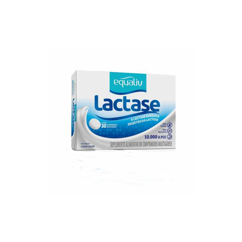EQUALIV LACTASE 10.000 FCC COM 30 COMPRIMIDOS