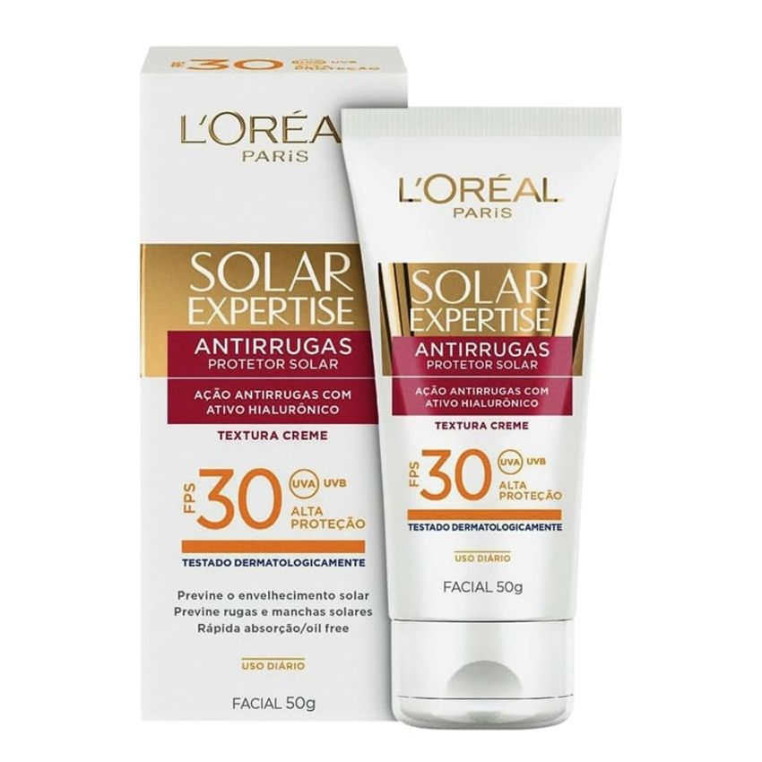 L'ORÉAL PARIS SOLAR EXPERTISE ANTIRRUGAS FPS 30 50G