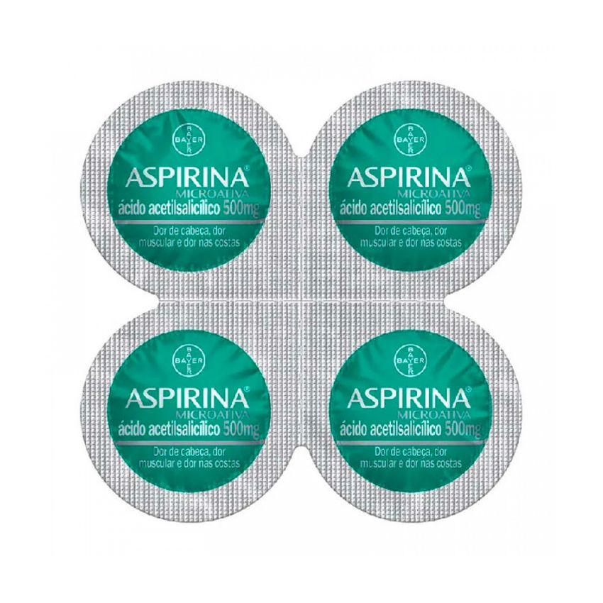 ASPIRINA MICROATIVA 500MG C/100 25X4