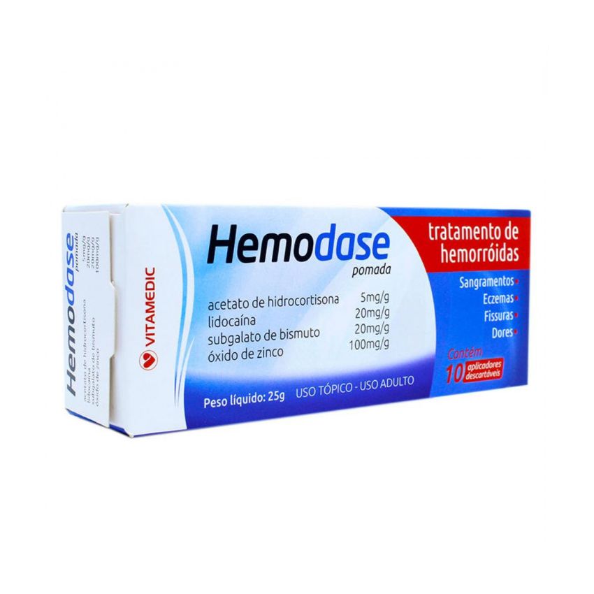 HEMODASE POM 25 GRAMAS-VITAMEDIC-GENÉRICO-