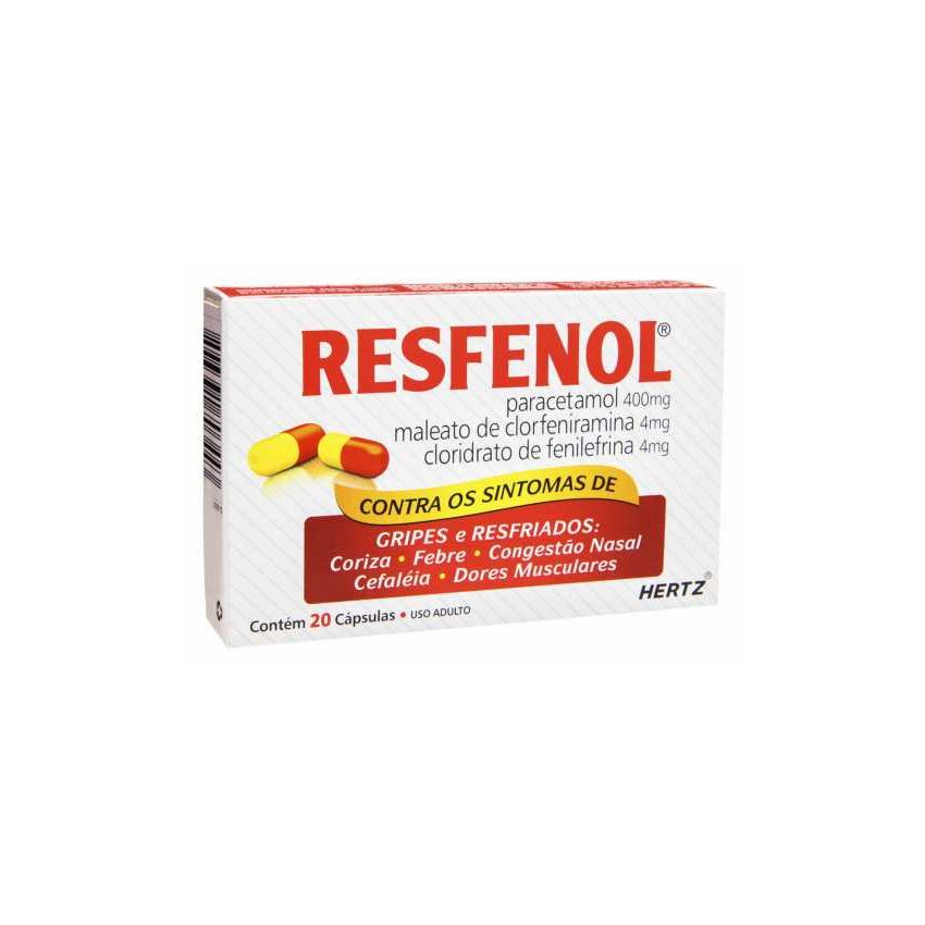 RESFENOL COM 20 CAPSULAS-KLEY HERTZ-