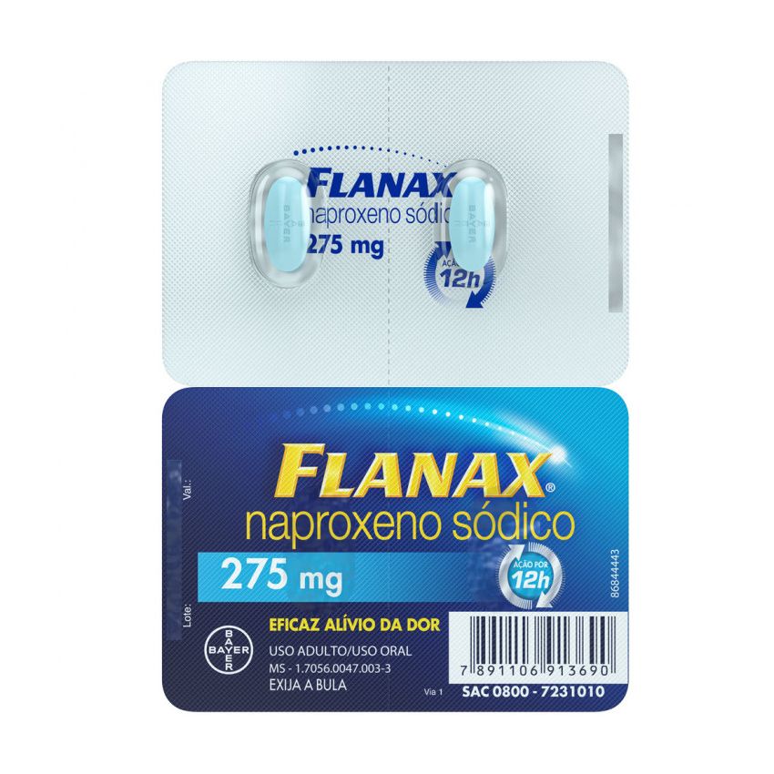 FLANAX 275MG COM 2 COMPRIMIDOS REVESTIDOS