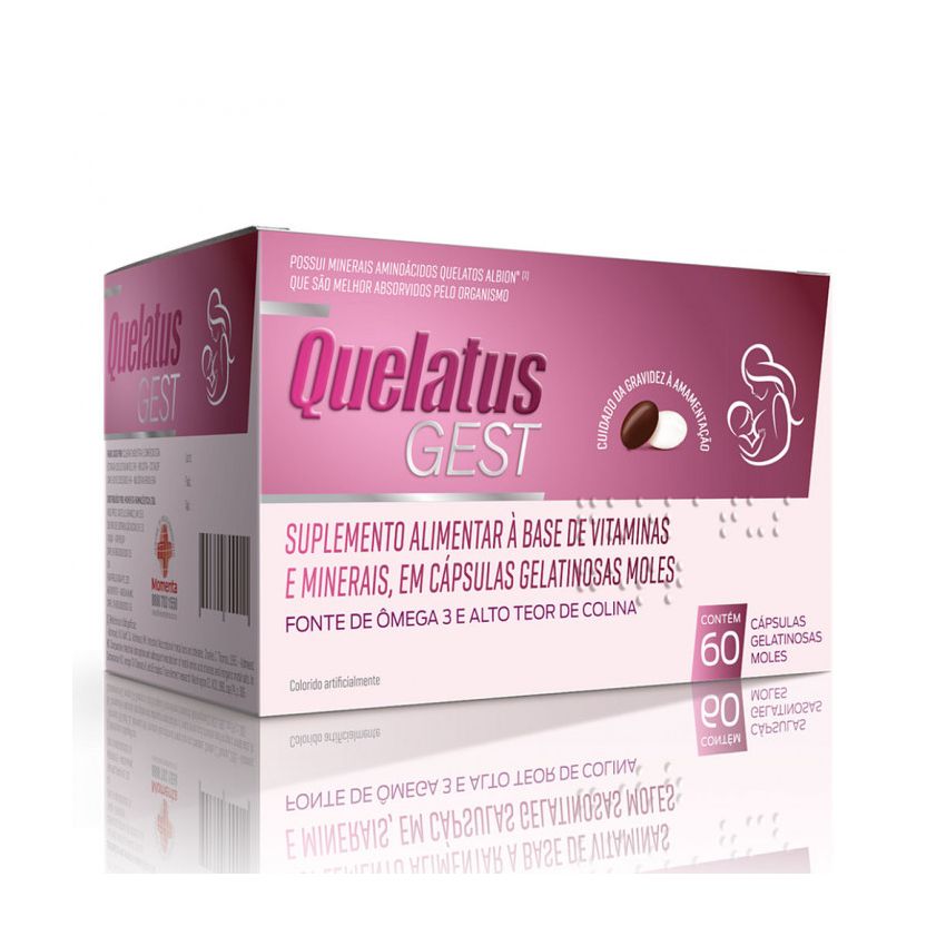 QUELATUS GEST COM 60 CÁPSULAS