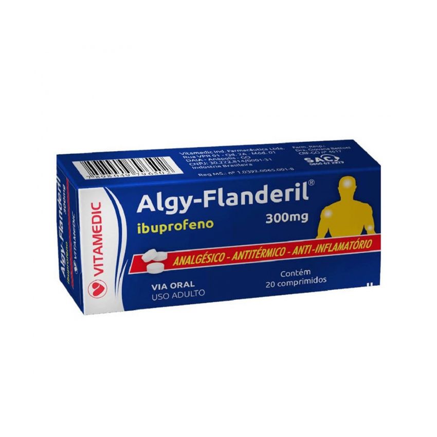 ALGY-FLANDERIL 300MG COM 20 COMPRIMIDOS-VITAMEDIC-