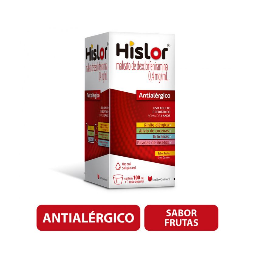HISLOR XAROPE 100ML-UNIÃOQUIMICA-