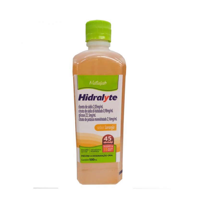 HIDRALYTE 45 SABOR LARANJA 500 ML