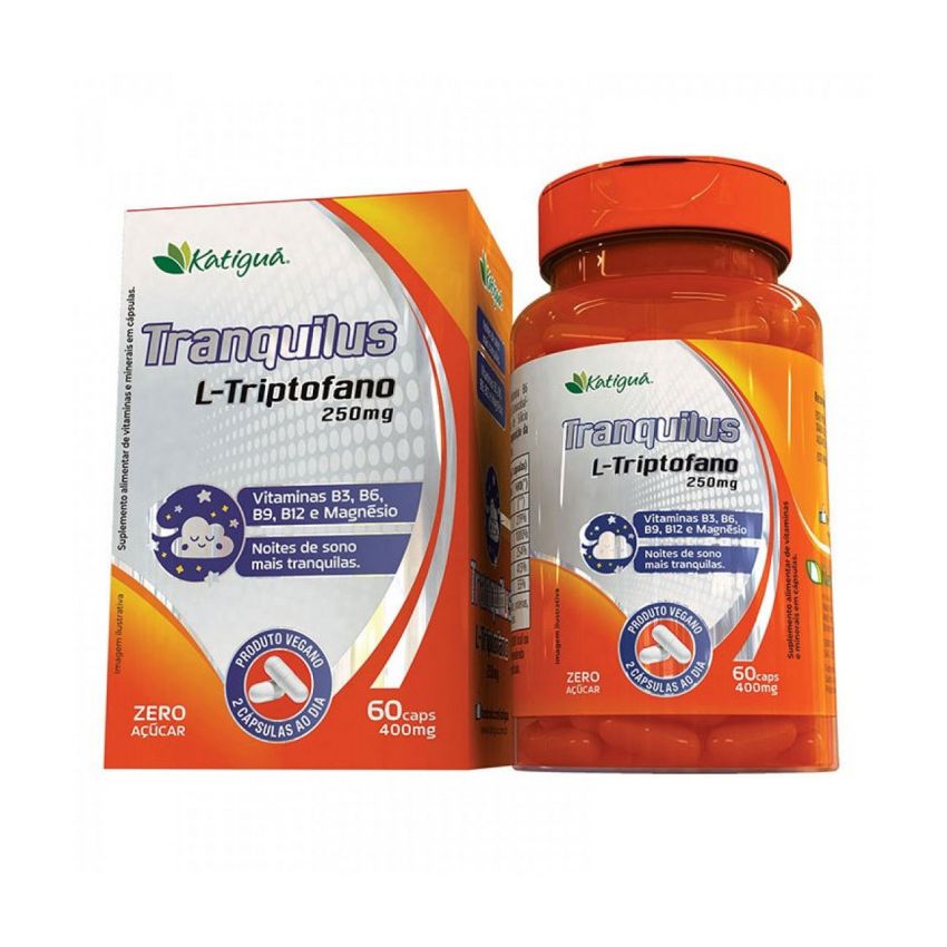 TRANQUILUS 400MG COM 60 CÁPSULAS ZERO AÇUCAR-KATIGUÁ
