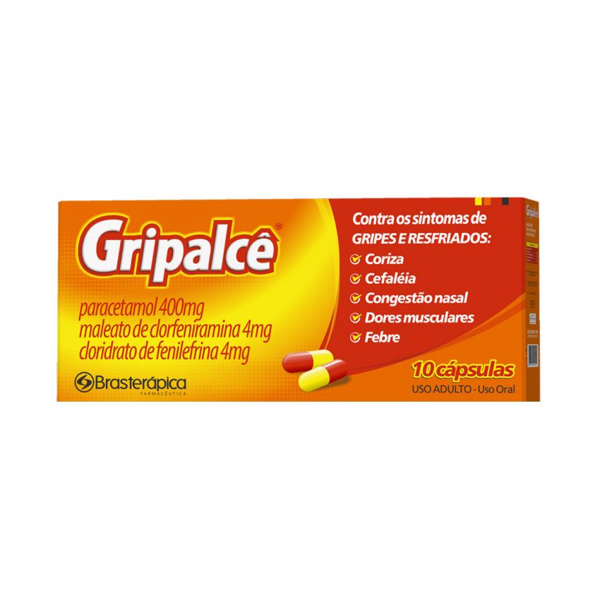GRIPALCE COM 10 CAPSULAS