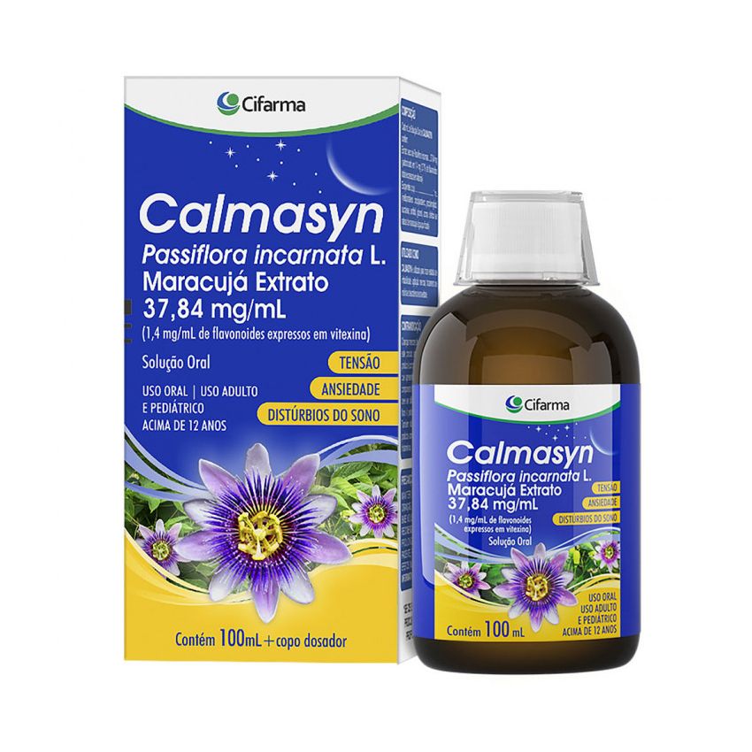 CALMASYN SOLUÇÃO ORAL COM 100ML