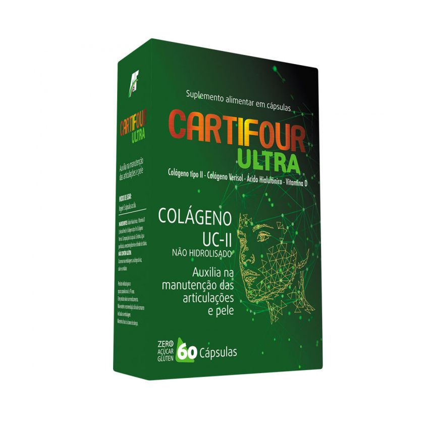 CARTIFUOR ULTRA COLÁGENO TIPO 2 COM 60 CÁPSULAS-ALQUIMIA-