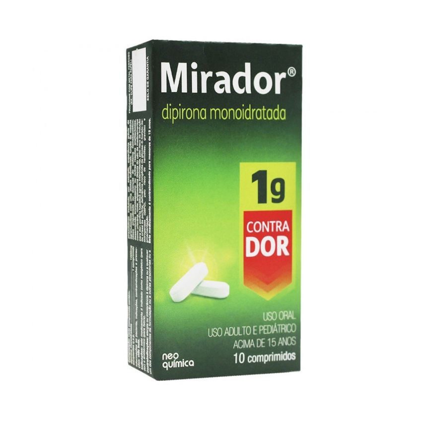 MIRADOR 1G COM 10 COMPRIMIDOS