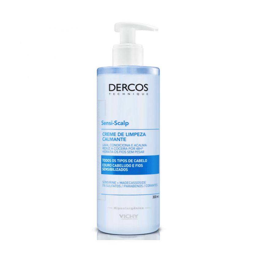 DERCOS SENSI-SCALP CREME LIMPEZA 300ML