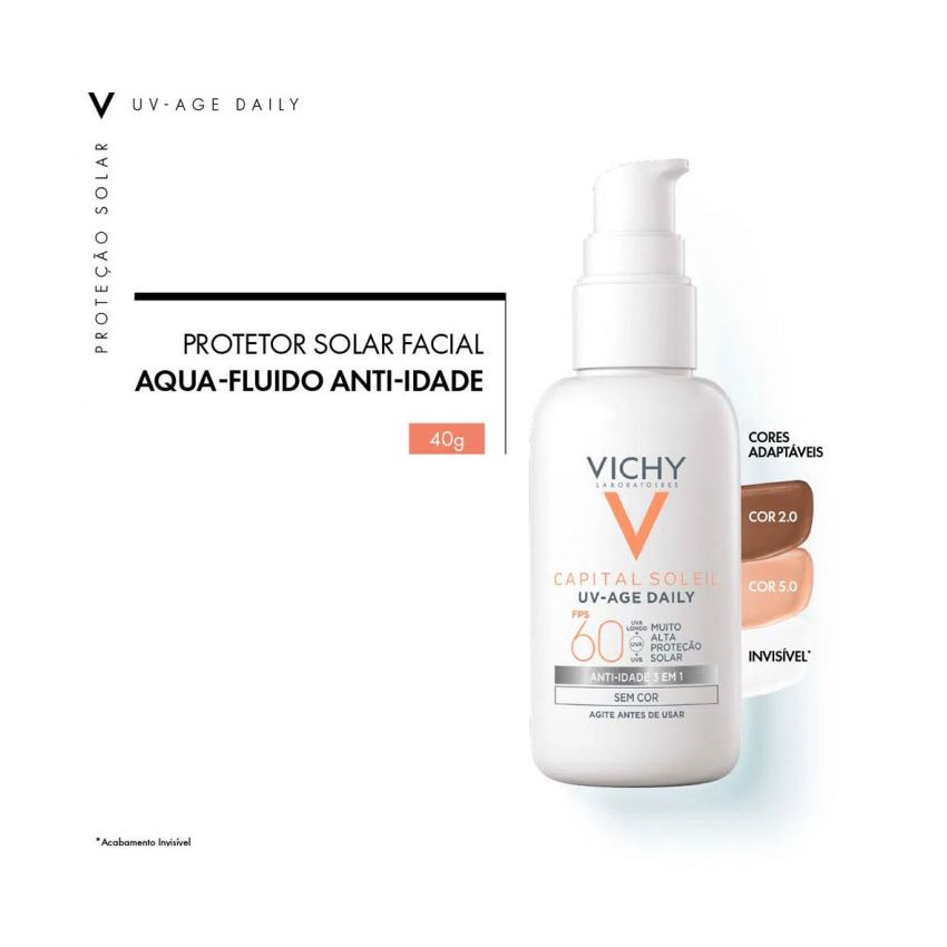 PROTETOR SOLAR FACIAL CAPITAL SOLEIL UV-AGE DAILY 5.0 FPS60 
