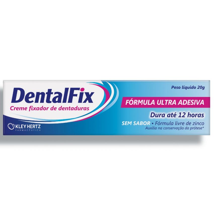 DENTALFIX CREME FIXADOR PARA DENTADURA SEM SABOR 20G
