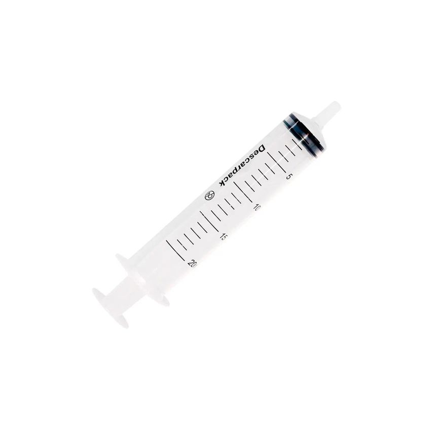 SERINGA 20ML SEM AGULHA BICO SLIP DESCARPARCK