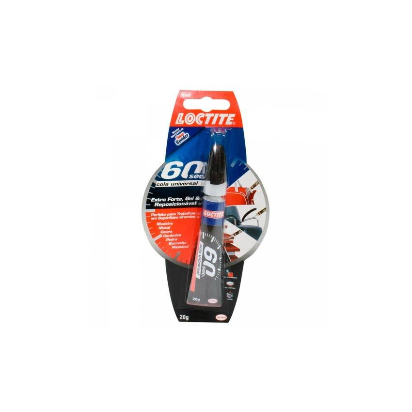 COLA LOCTITE ALTA RESISTENCIA 60 SEGUNDOA 20 GRAMAS