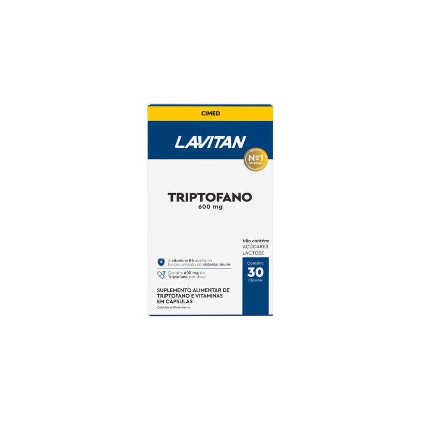 LAVITAN TRIPTOFANO COM 30 CÁPSULAS