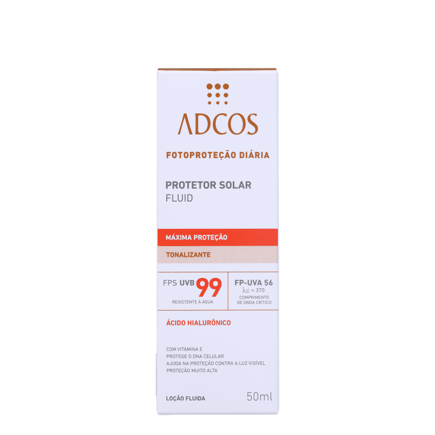 ADCOS PROTETOR SOLAR FLUID TONALIZANTE FPS99 50ML