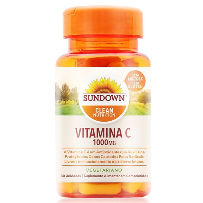 VITAMINA C SUNDOWN 1000MG COM 30 COMPRIMIDOS 
