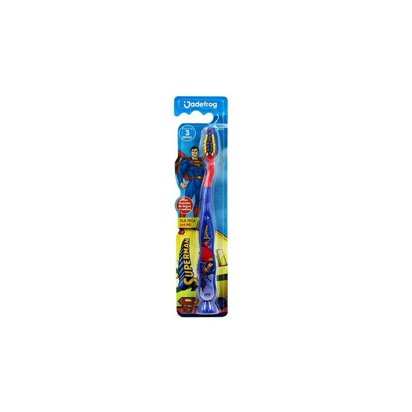ESCOVA DENTAL INFANTIL JADEFROG SUPERMAN UNIDADE