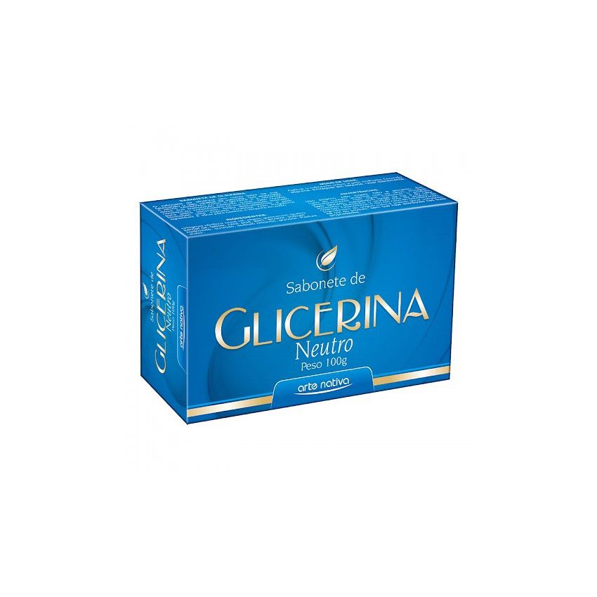 SABONETE EM BARRA ARTE NATIVA GLICERINA NEUTRO 100G