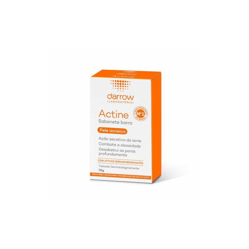 SABONETE DARROW ACTINE BARRA PELE ACNEICA 70G 