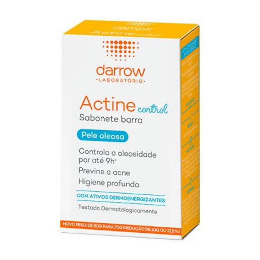 SABONETE DARROW ACTINE BARRA CONTROL PELE OLEOSA 70G