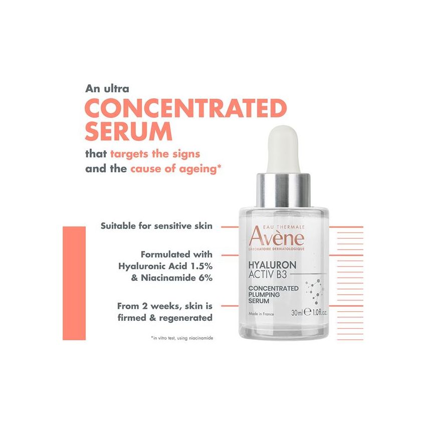 AVENE HYALURON ACTIV B3 SERUM COM 30 ML