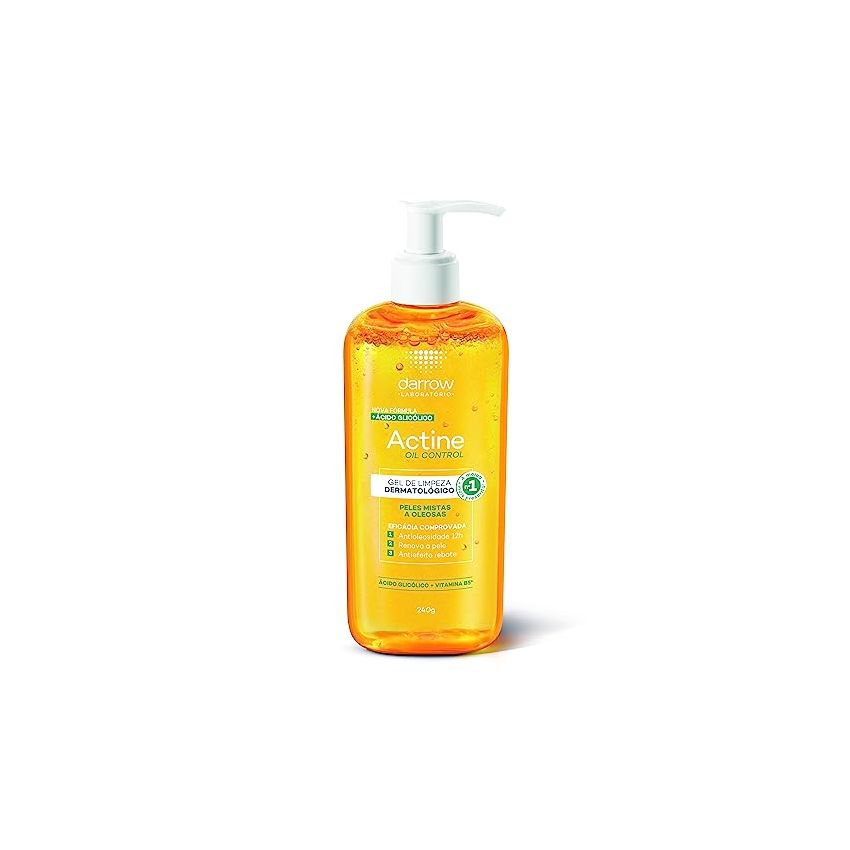 GEL DE LIMPEZA FACIAL ACTINE OIL CONTROL PELES MISTAS 240G
