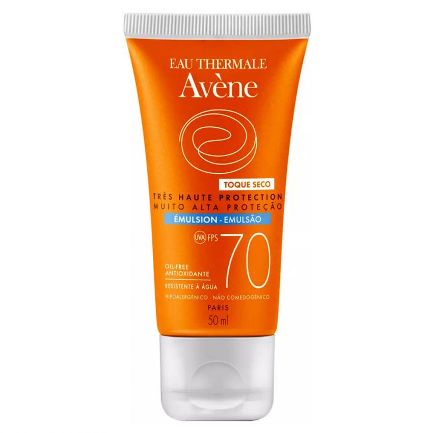 AVENE EMULS TOQ SECO SEM COR FPS70 50ML 